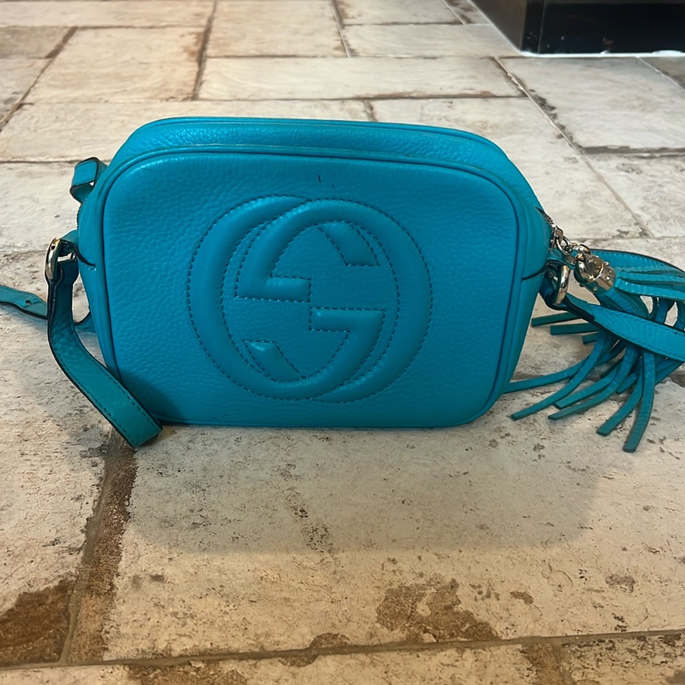 Gucci Turquoise Crossbody